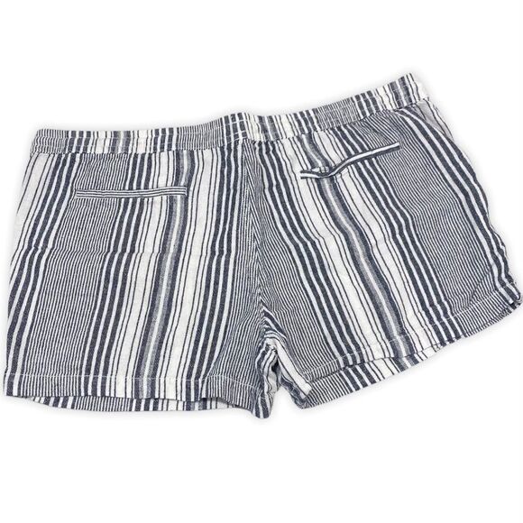 Time and Tru Striped linen shorts sz 22 - Picture 4 of 5